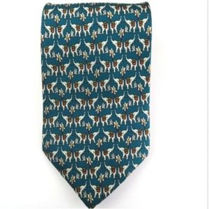 Hugo Boss Teal Mens Silk Neck Tie Silk